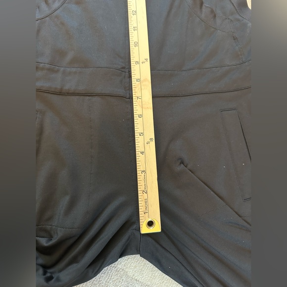 Norma Kamali Sweats Overall Jumpsuit Romper Black (Size S) - Picture 11 of 12